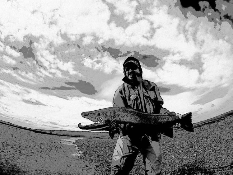 Big Sea Brown Trout... Rio Grande...