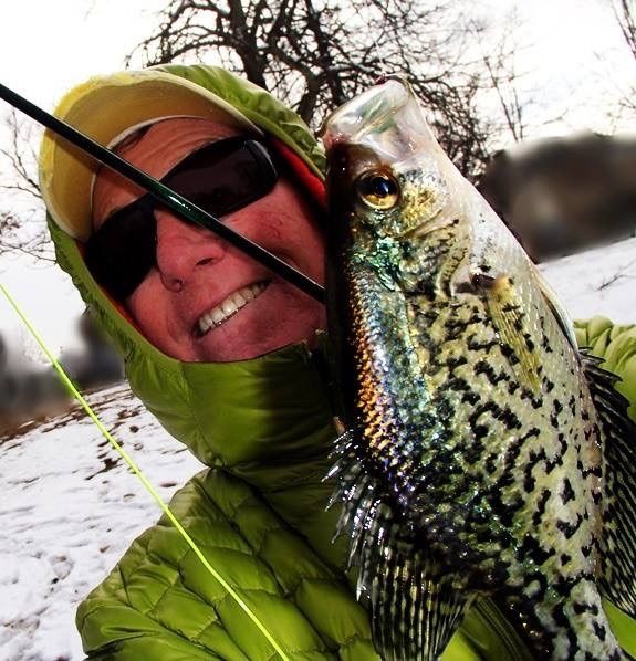 First fish of 2016 a slab crappie!