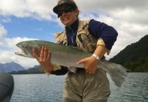 Yelcho En La Patagonia 's Fly-fishing Photo of a Rainbow trout – Fly dreamers 