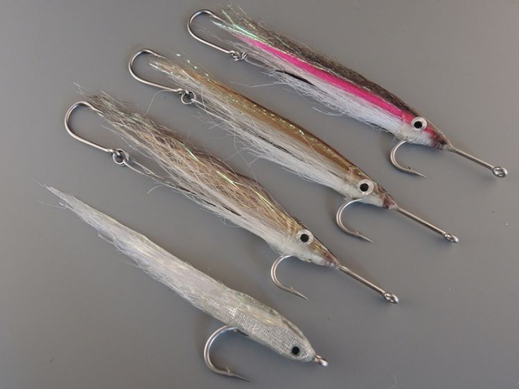 Saltwater. A few of my favorite patterns for Bluefish and Leerfish.