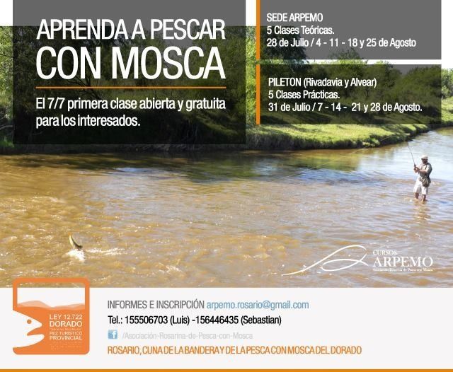 Curso de Iniciación en la Pesca con Mosca.
Se abre la inscripción para el Curso de Iniciación en la Pesca con Mosca. Este año haremos una charla informativa -libre y gratuita- para todos los interesad