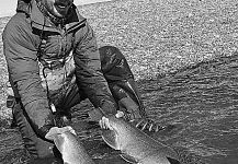  Situación de Pesca con Mosca de Sea-Trout (Trucha Marrón Anádroma)– Foto por Marcos Hlace en Fly dreamers