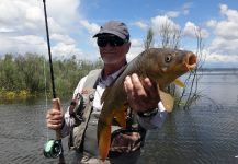 Carp fly fishing Spain