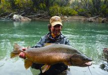  Fotografía de Pesca con Mosca de Trucha marrón por Miguel Angel Marino – Fly dreamers 