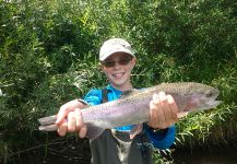 Brandon Marr 's Fly-fishing Picture of a Rainbow trout – Fly dreamers 