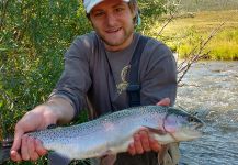 Brandon Marr 's Fly-fishing Photo of a Rainbow trout – Fly dreamers 