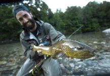 Marco Vigano 's Fly-fishing Picture of a Marble Trout – Fly dreamers 