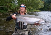  Fotografía de Pesca con Mosca de Steelhead compartida por Daren Niemi – Fly dreamers