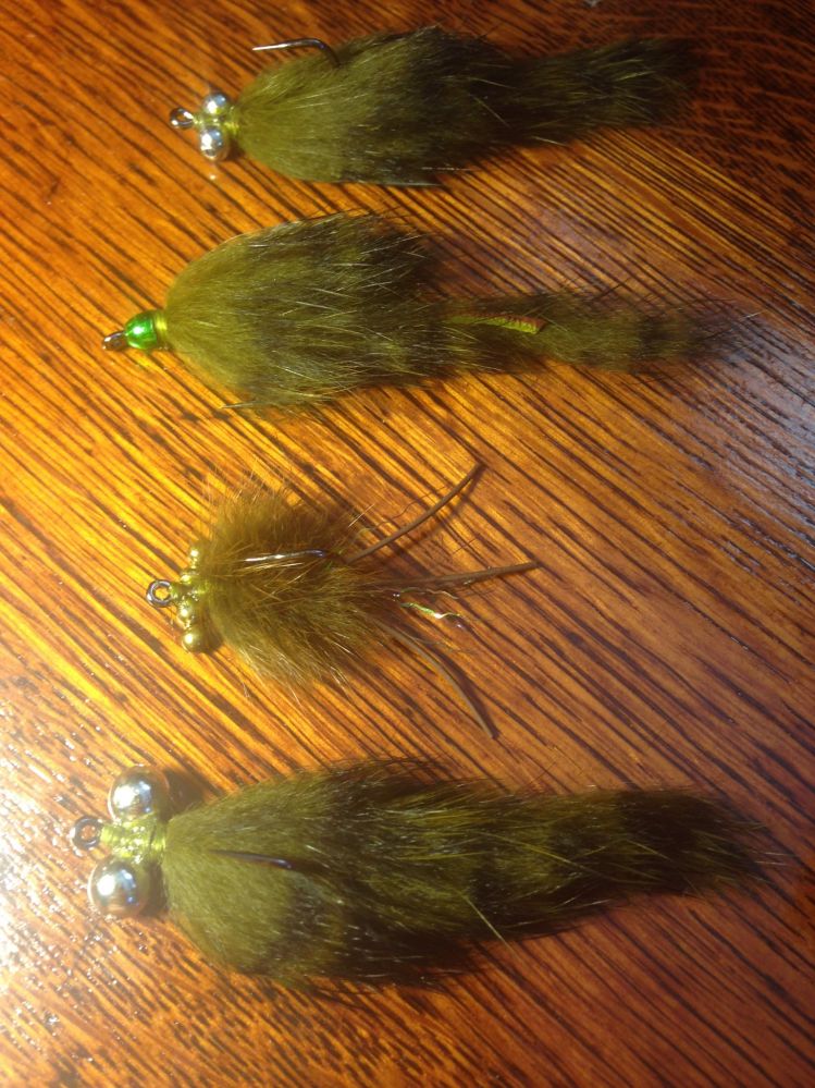 Just a few carp and smallmouth flies I've been working on.