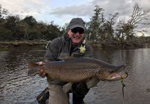 Tobi San Martin 's Fly-fishing Picture of a Sea-Trout | Fly dreamers 