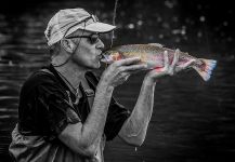 Svend Erik Albertsen  's Fly-fishing Picture of a Rainbow trout | Fly dreamers 