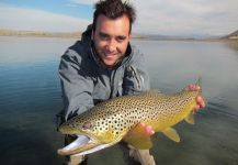  Situación de Pesca con Mosca de Trucha marrón – Fotografía por Leandro Della Gaspera en Fly dreamers