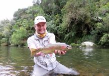 Rafael Arruda 's Fly-fishing Catch of a Rainbow trout | Fly dreamers 