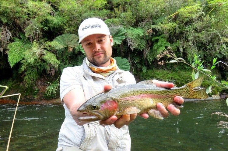 Trout fishing in brazilian highlands