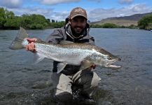  Foto de Pesca con Mosca de Trucha marrón compartida por Lucas Amestoy | Fly dreamers