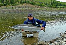 Sweet Fly-fishing Situation of fall salmon shared by George Spector 