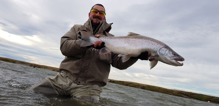 ea-Run Brown Trout en el Rio Grande - Tierra del Fuego - 