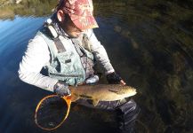  Captura de Pesca con Mosca de Salmo fario por Julian Montaldi Hidalgo | Fly dreamers