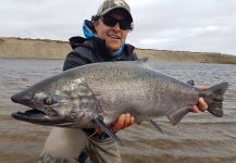 Hector  Tagle 's Fly-fishing Photo of a Blackmouth Salmon | Fly dreamers 