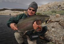 Christian Trepte 's Fly-fishing Image of a Rainbow trout | Fly dreamers 