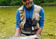 Fly-fishing Situation of Rainbow trout shared by Uros Kristan - URKO Fishing Adventures 