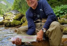 Sweet Fly-fishing Situation of Rainbow trout - Photo shared by Uros Kristan - URKO Fishing Adventures | Fly dreamers 