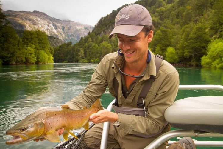 Futaleufu River "Las Escalas"
Perfect spot for sight-fishing
Matapiojo Lodge.