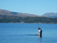 Pescando en el Lago Windhong