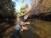 My first Australian Trout, although the photo is a little blurry (sorry about that) I wanted to share it with you.