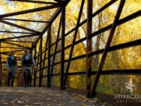 Anglers headed out for an evening on the Big Wood River north of Ketchum, Idaho. Terry Ring photo.