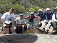 El equipo sobre el Pulmarí. Cierre de Jornada