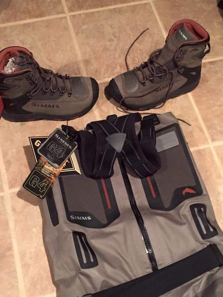 Got my new waders and boots