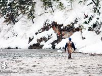 Strong snowpacks continue to accumulate along the Big Wood River, a great omen for wild trout. Randy Ashton Photo. 