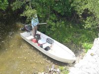 Pato llegando al Paso Maya en la laguna del sabalo