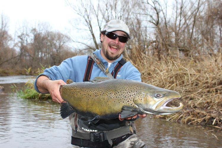 15 pound New York lake run brown trout