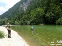 Fly fishing in Slovenia with Urko Fishing Adventures - Sava Bohinjka